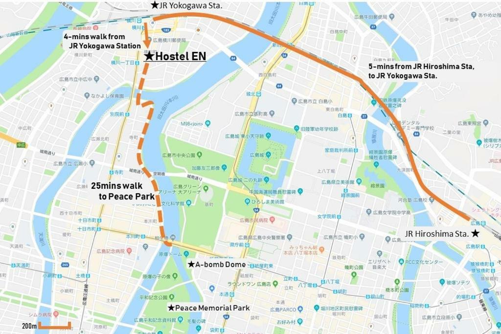 Hiroshima Hostel EN Eksteriør billede